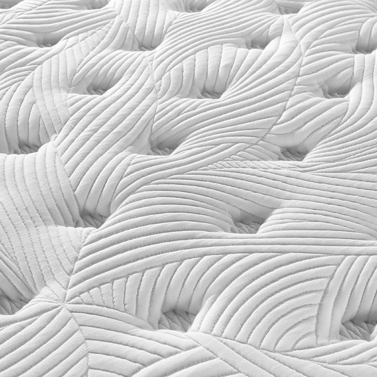 TASCHENFEDERKERNMATRATZE 180x200 CM, MATRATZE CASSIE - Weiß, Textil (180/200cm) - Weber Industries