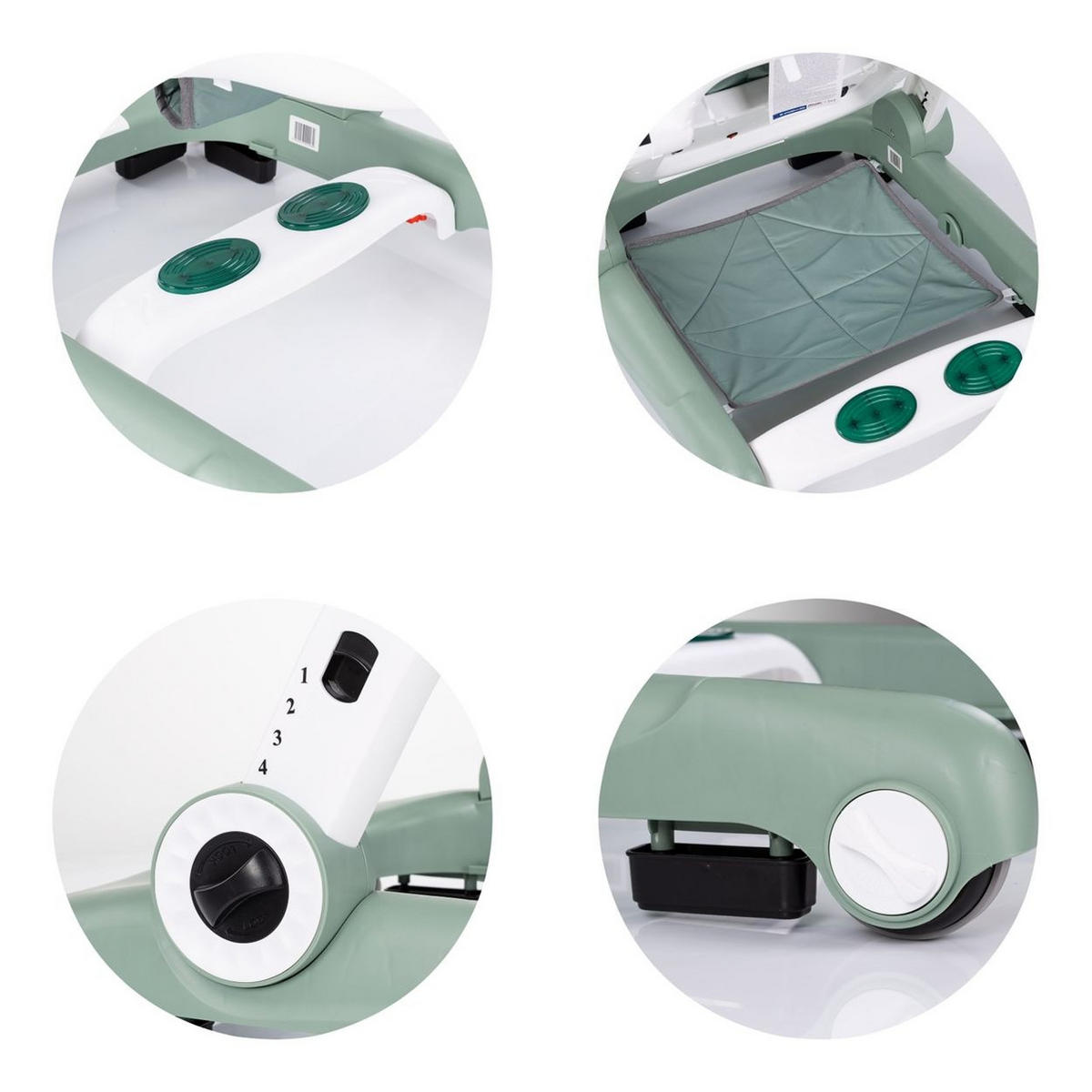 LAUFLERNHILFE little Explorer grün 4 in 1 Laulernwagen Musik Stopper Räder - Grün, Kunststoff (58/55/68cm) - Chipolino