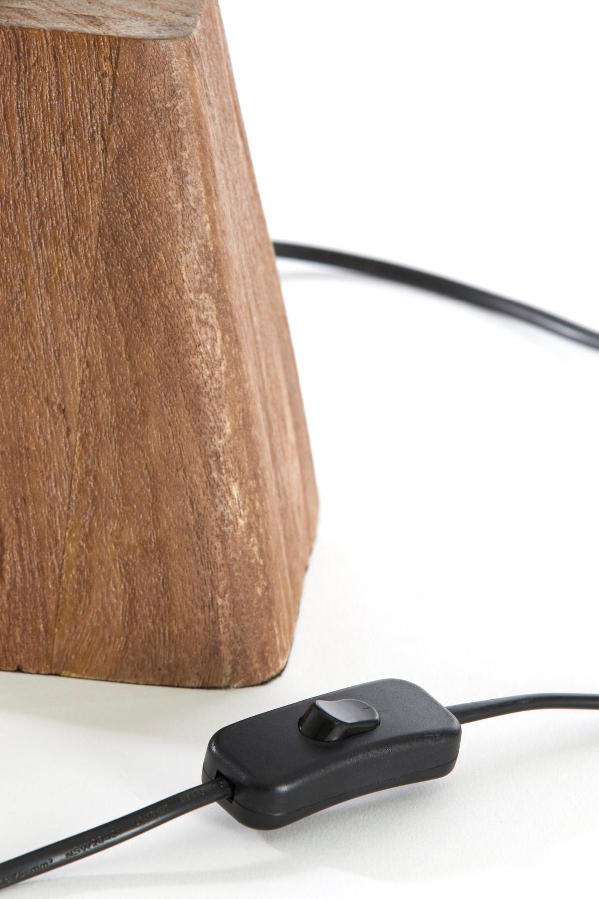 LAMPENFUSS Kardan Braun 18/13/15 cm - Braun, Holz (18/13/15cm) - Light & Living