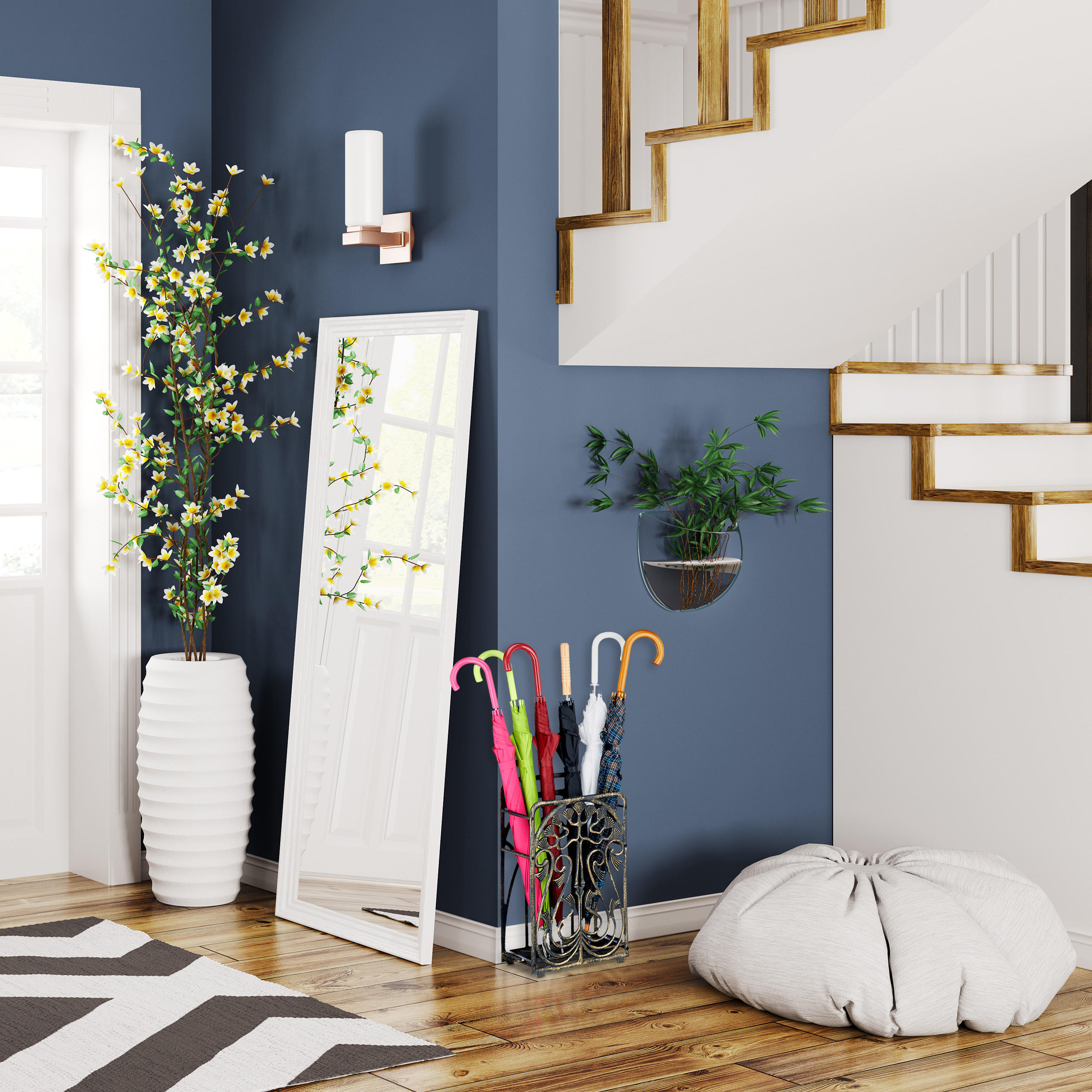 SCHIRMSTÄNDER - Braun, Metall (30.5/48.5/16cm) - Relaxdays