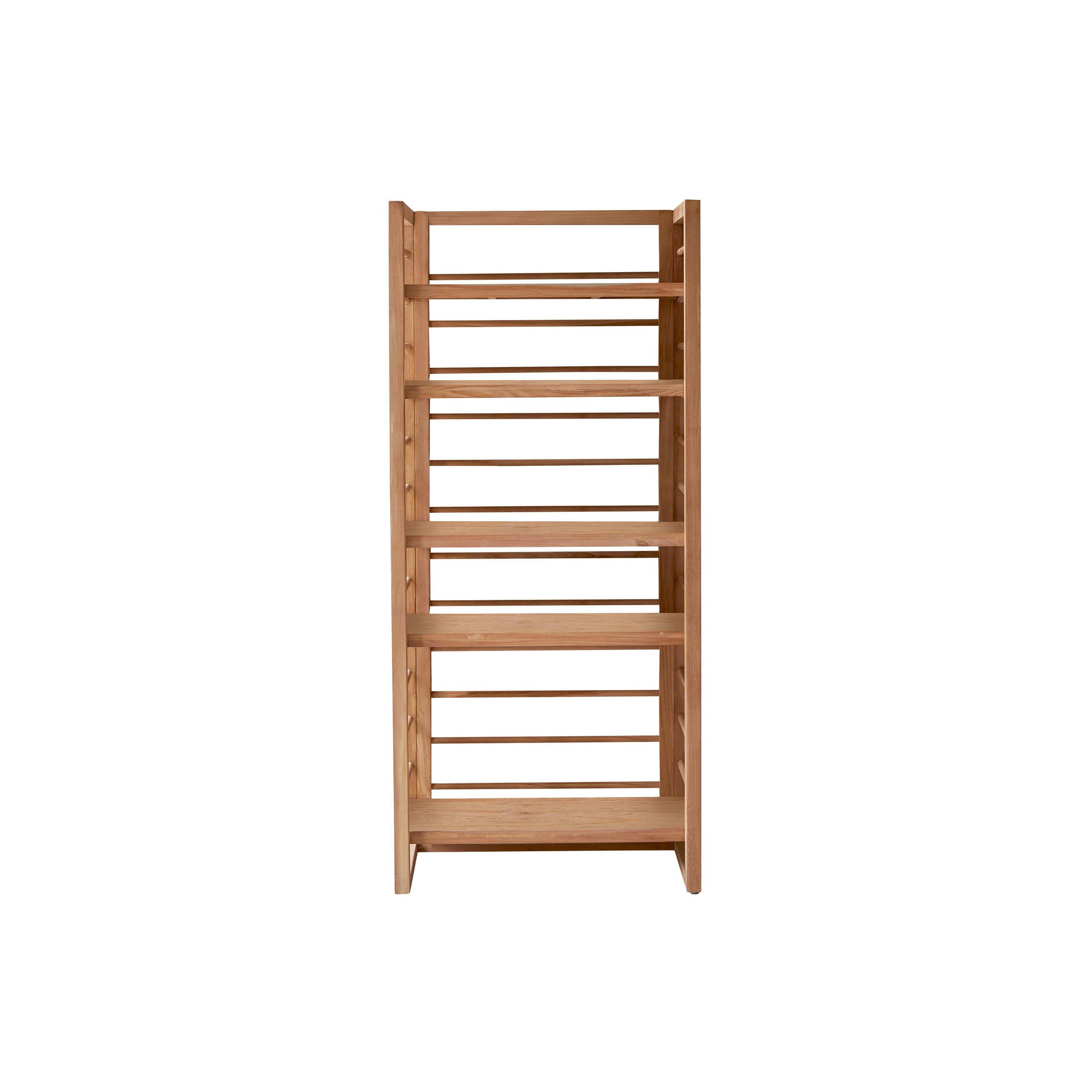 HOCHSCHRANK Sera Natur aus Teak - Naturfarben, Holz (80/180/40cm) - Tikamoon