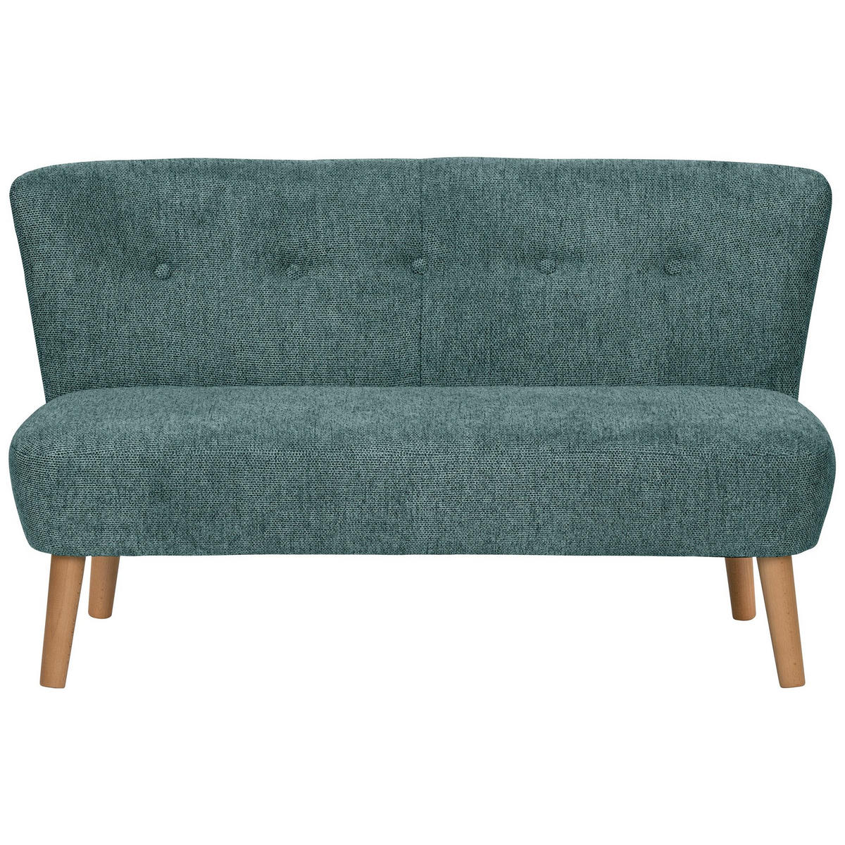 KINDERSOFA 2-Sitzer Katya Flachgewebe petrol - Petrol, Kunststoff (97/54/50cm) - 58aufmkessel