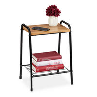 BEISTELLTISCH - Multicolor, Holzwerkstoff/Metall (29.5/35/48cm) - Relaxdays