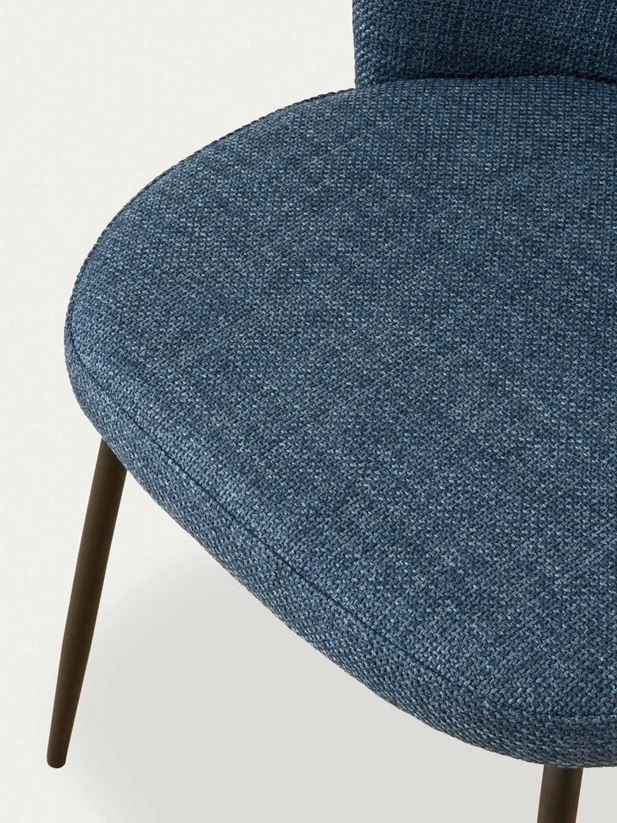 STUHL Beiz Blau 54 cm x 81 cm - Blau, Textil (54/81/59cm) - Kenay Home