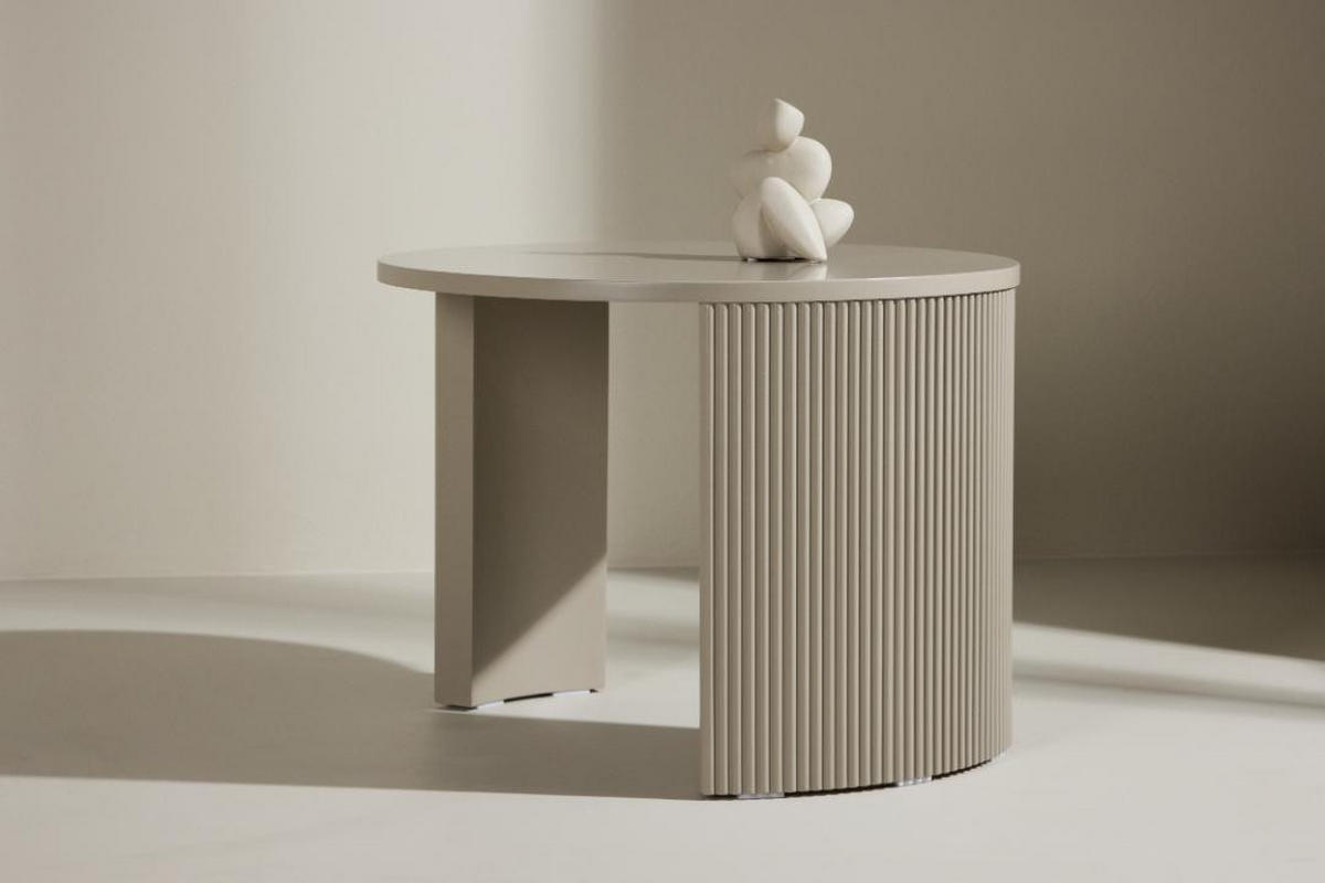 COUCHTISCH, Bristol, Beige, MDF, 60 x 60 x 45 cm - Beige, Holzwerkstoff (60/60/45cm) - ebuy24