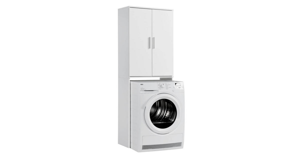 respekta Wasmachinekast, droger, kast, waskast, 235 cm, wit Clara, HWRSET14