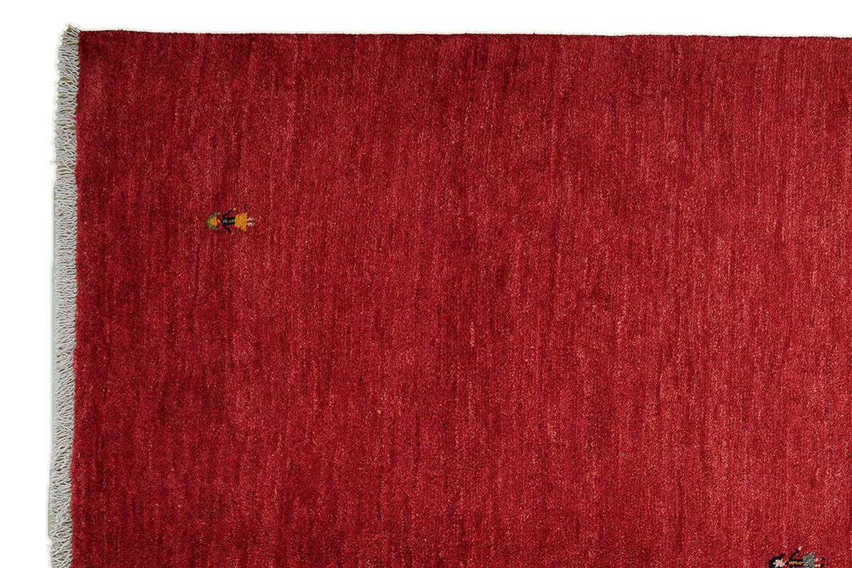 TEPPICH Gabbeh Rot 240/169 cm Schurwolle - Rot, Textil (169/240cm) - Looma