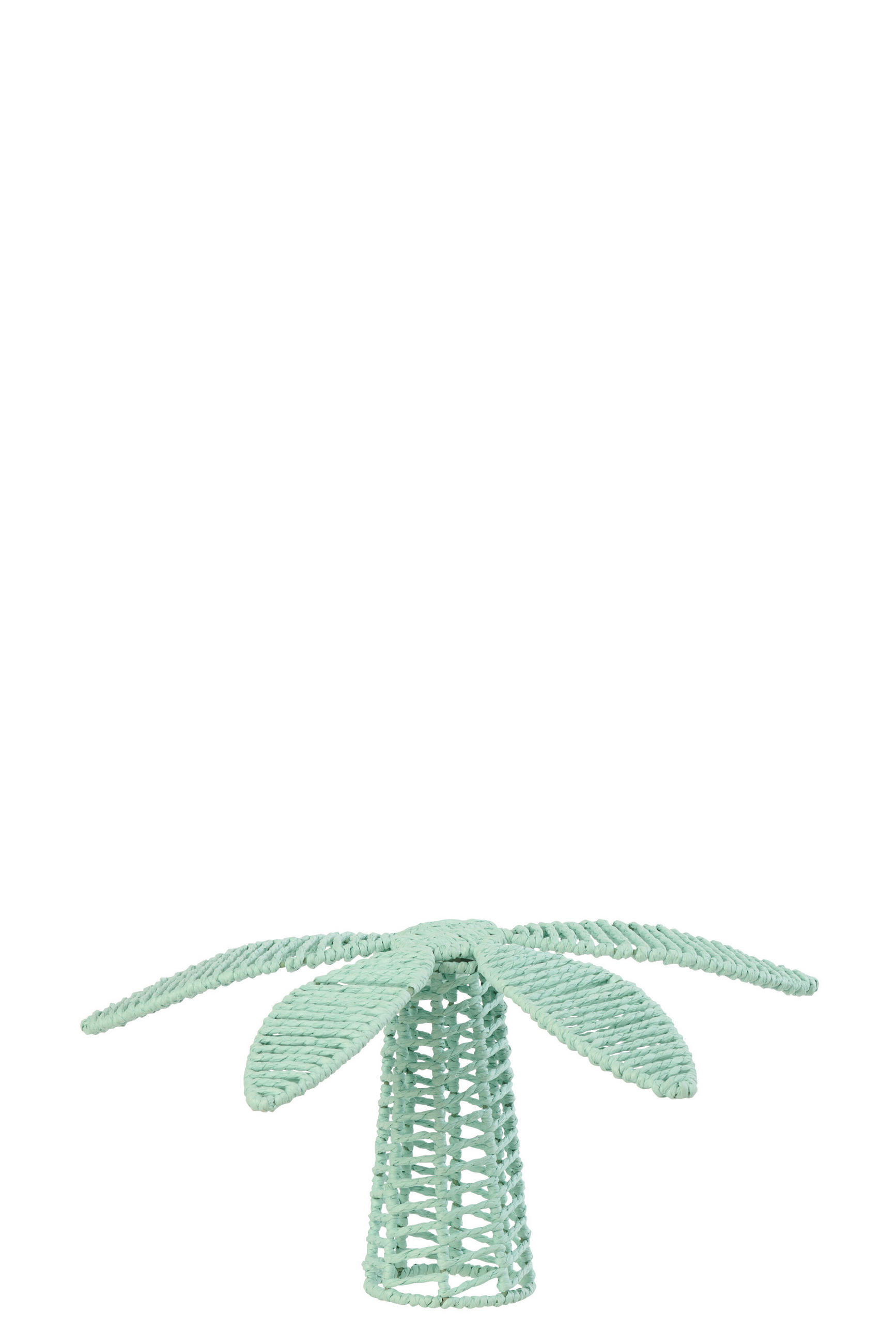DEKO PALMENBAUM - Blau, Metall (10/20/10cm) - J-Line