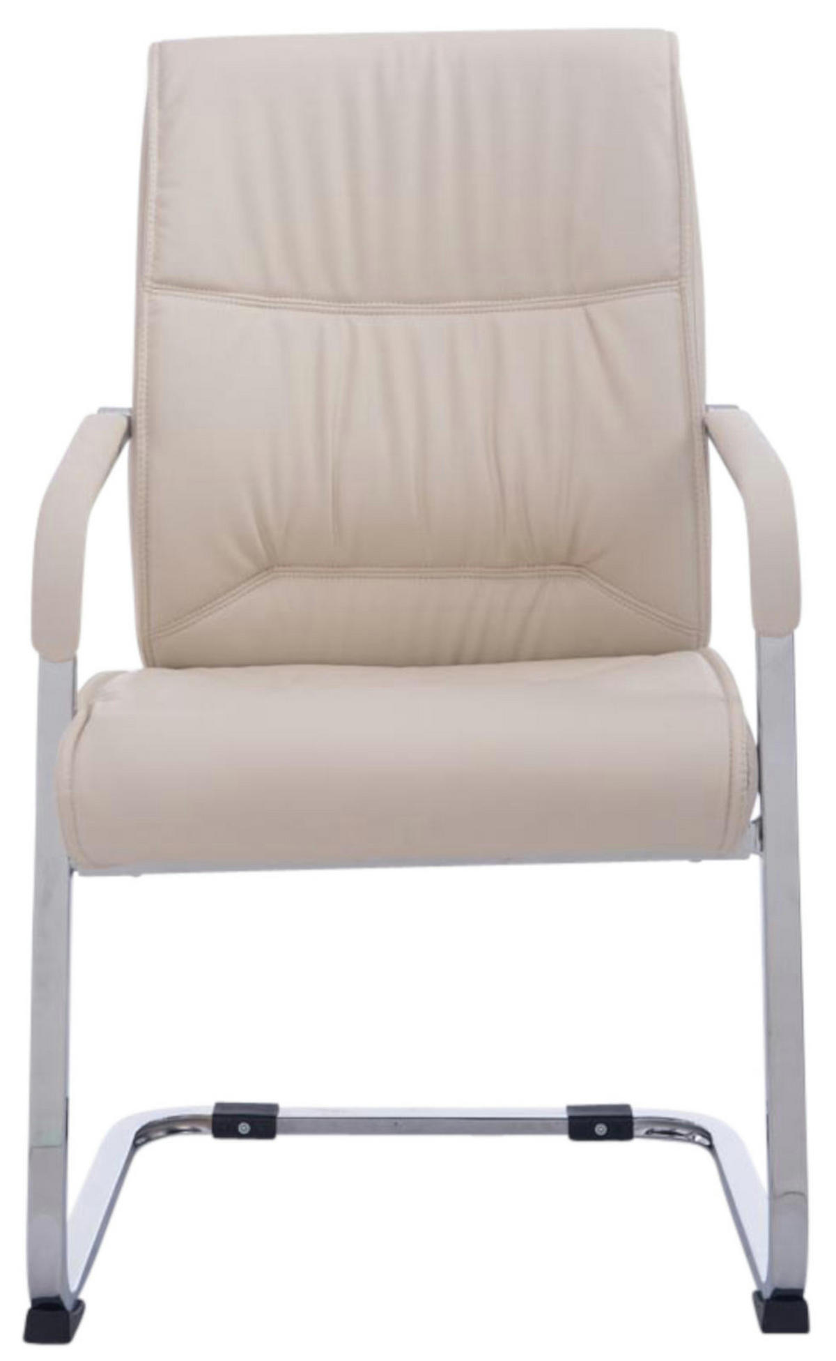 SCHWINGSTUHL 2er Set Lederlook creme - Creme, Textil/Metall (58/102/65cm) - CLP