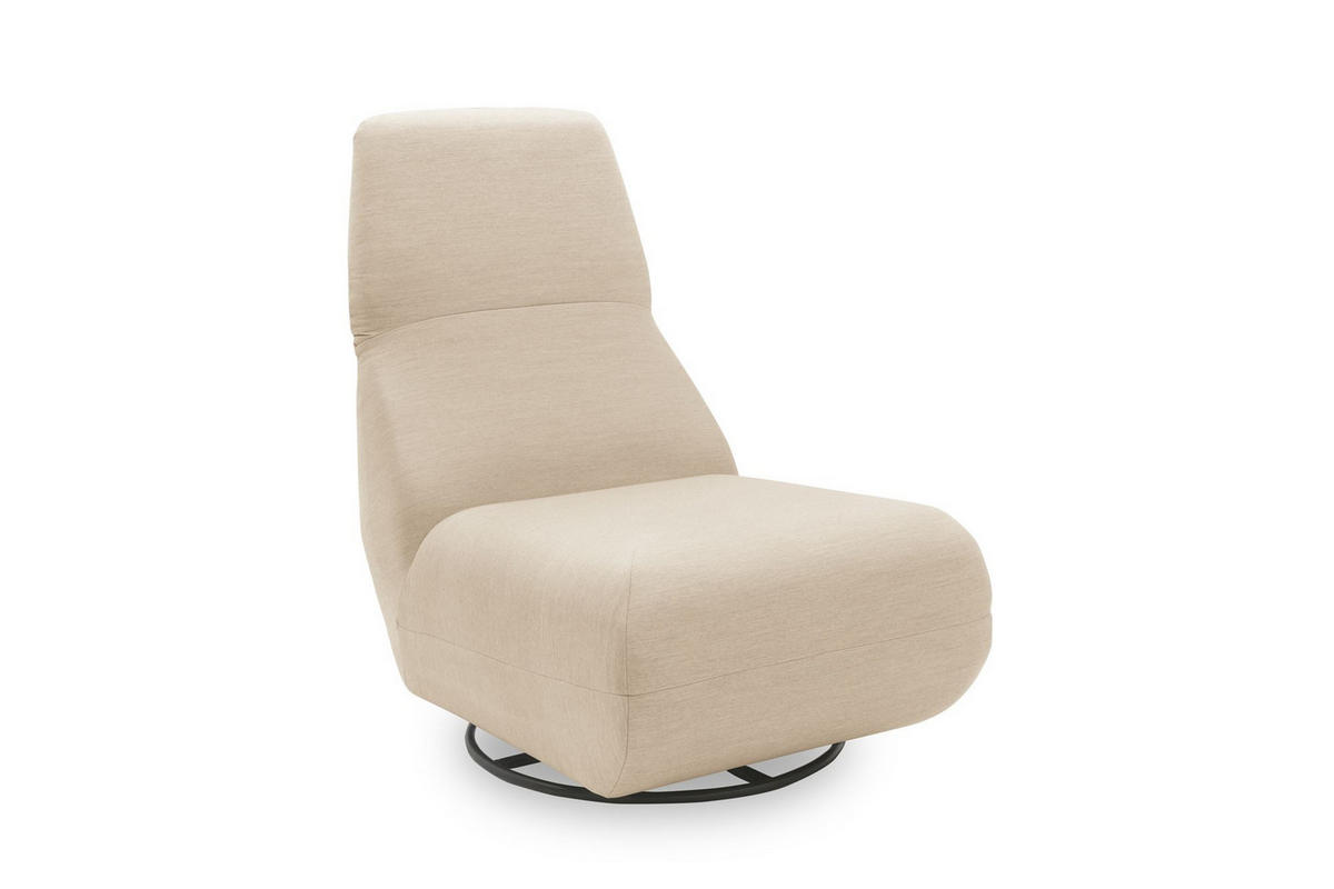 GARTENLOUNGE-RELAXSESSEL 2 Branwen 68x67x88 mit Outdoorbezug in beige - Beige, Kunststoff (68/67/88cm) - 58aufmkessel