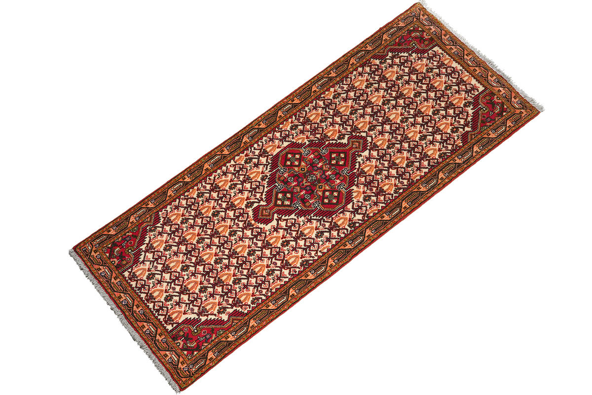 TEPPICH Assadabad Mehrfarbig 195/81 cm Schurwolle - Multicolor, Textil (81/195cm) - Looma