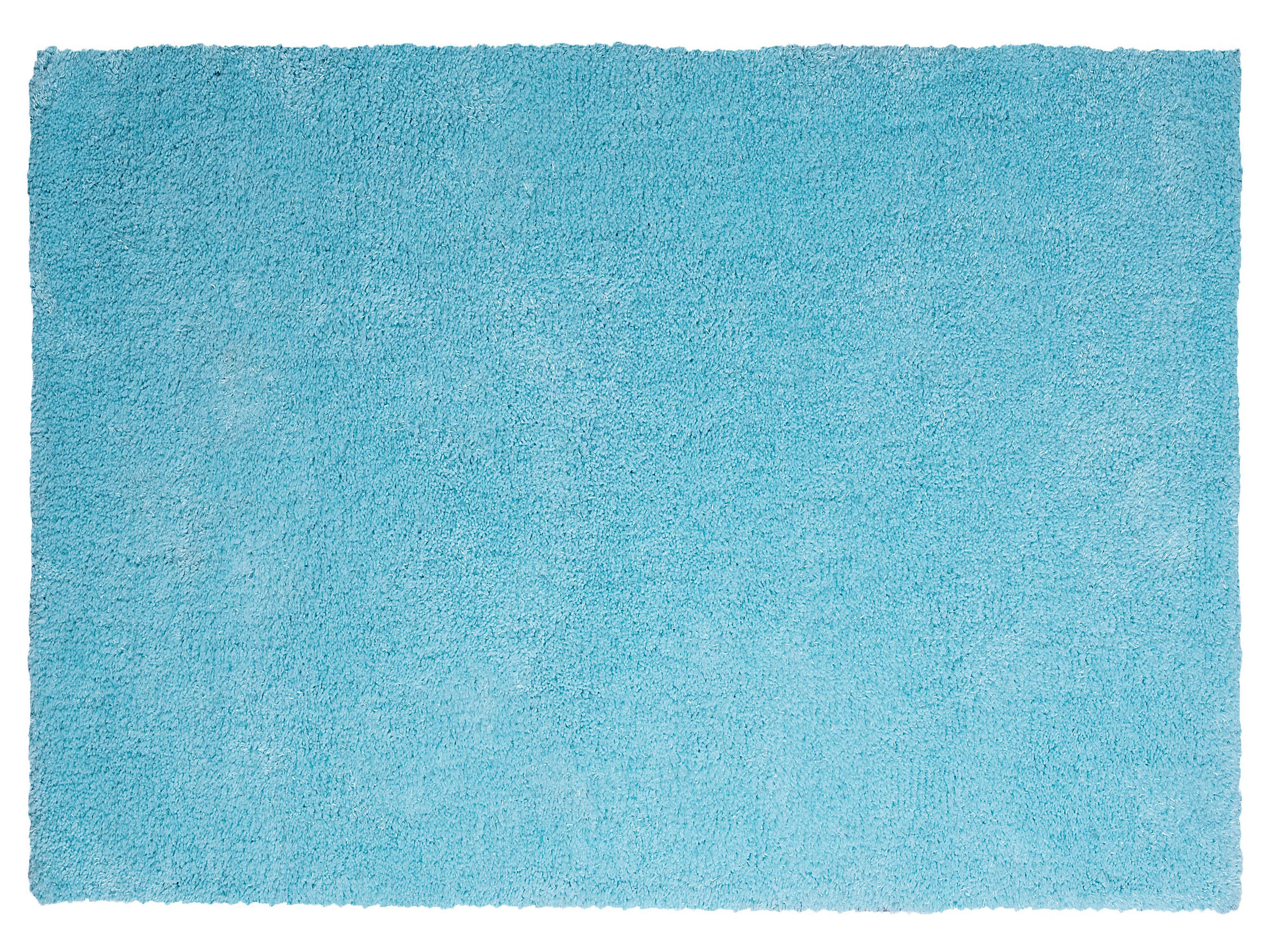 SHAGGY-TEPPICH Demre 200/140 cm - Blau, Kunststoff (140/200cm) - Beliani
