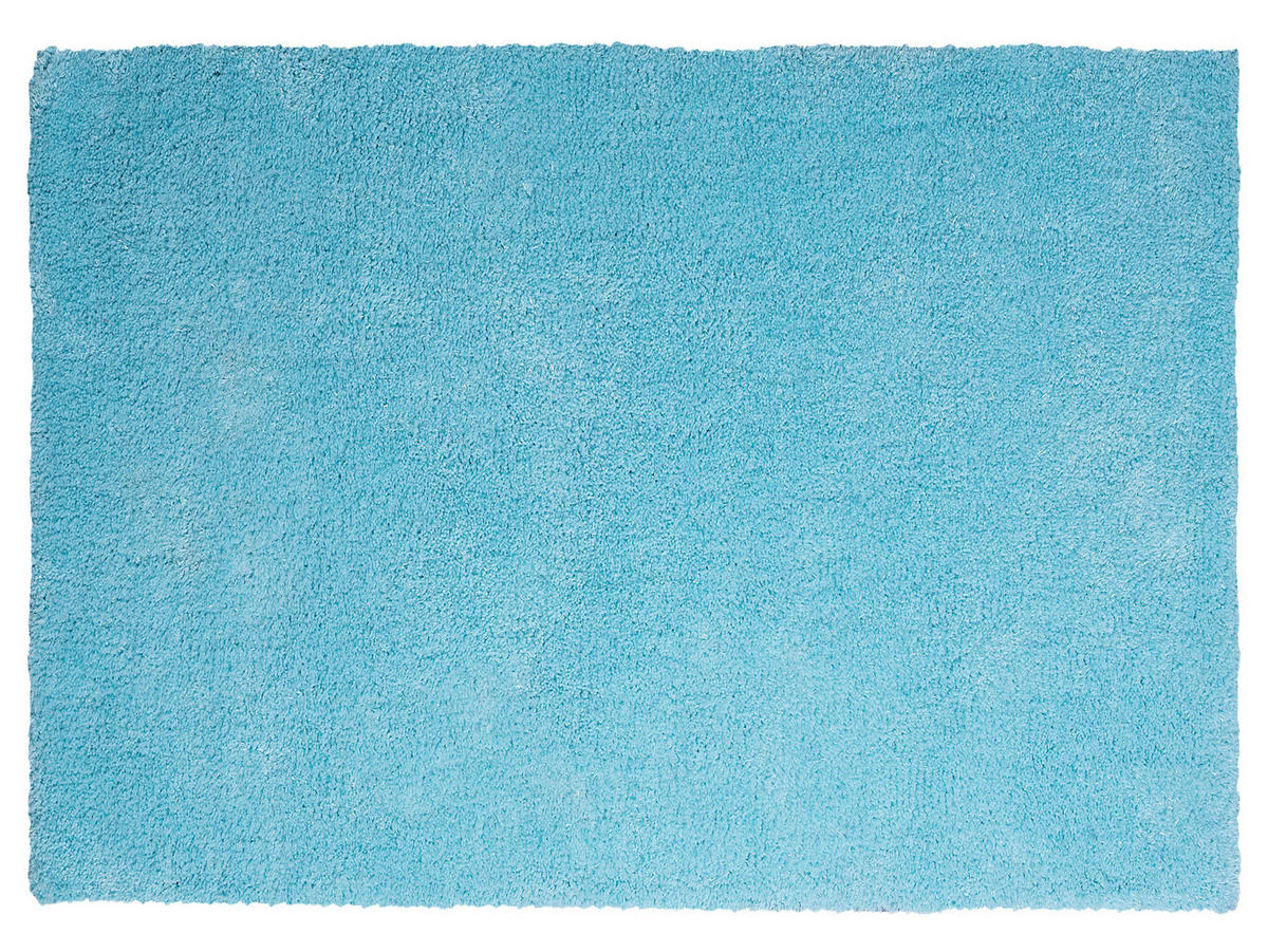 SHAGGY-TEPPICH Demre 200/140 cm - Blau, Kunststoff (140/200cm) - Beliani