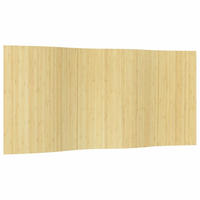 PARAVENT Hell Natur Breite 400 Cm Höhe 165 Cm Bambus - Beige, Holz (0.2/165/400cm) - vidaXL