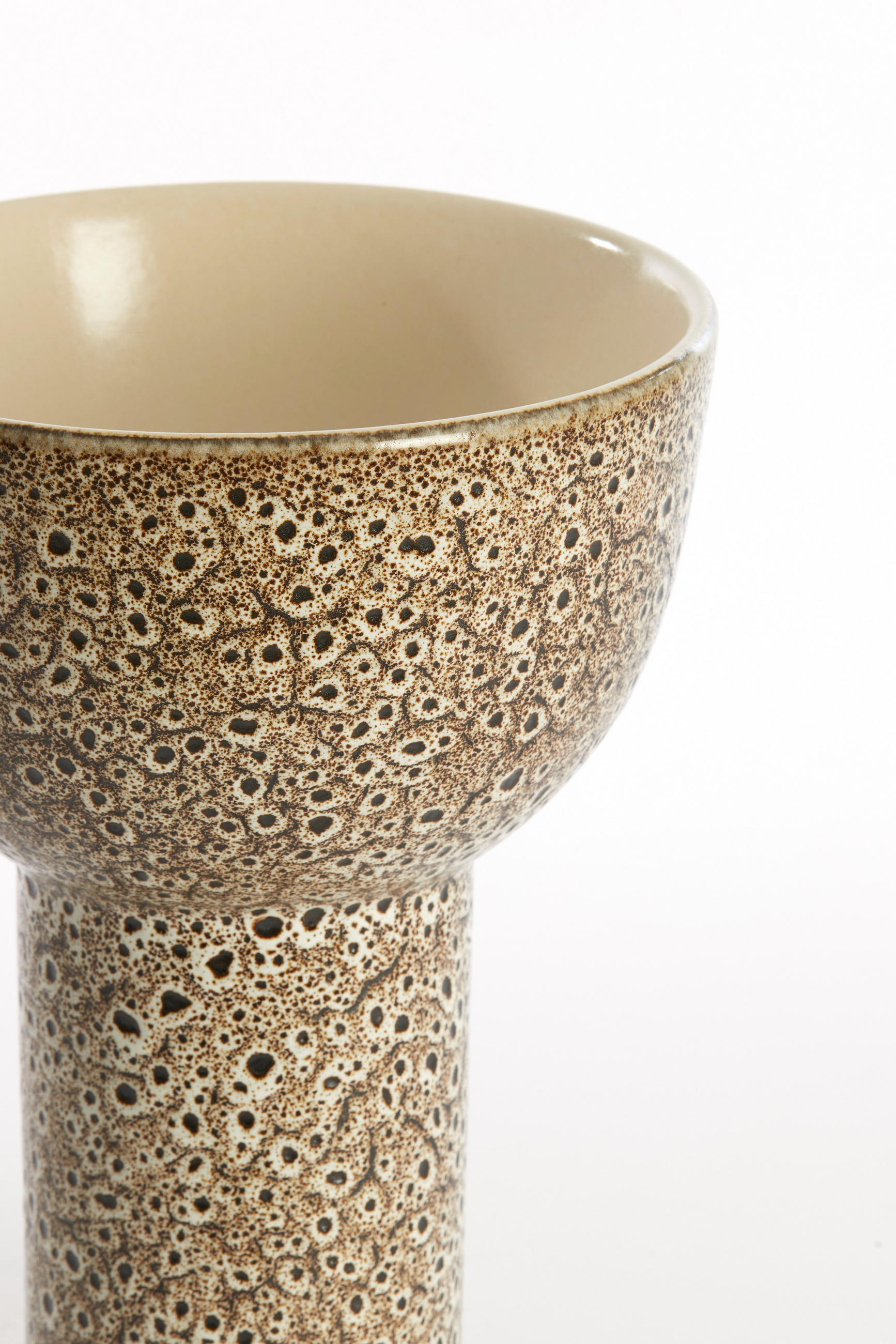 SCHALE Kavala Weiß Ø25,5/33,5 cm - Weiß, Keramik (25.5/33.5cm) - Light & Living