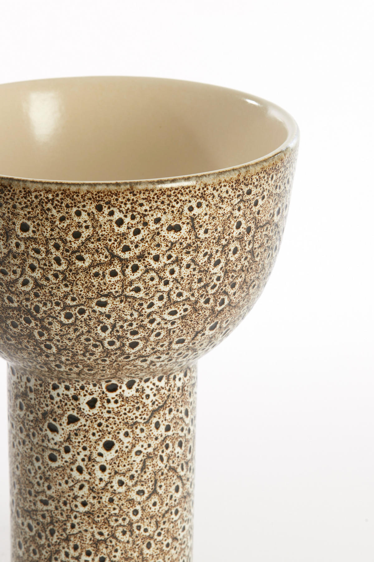 SCHALE Kavala Weiß Ø25,5/33,5 cm - Weiß, Keramik (25.5/33.5cm) - Light & Living