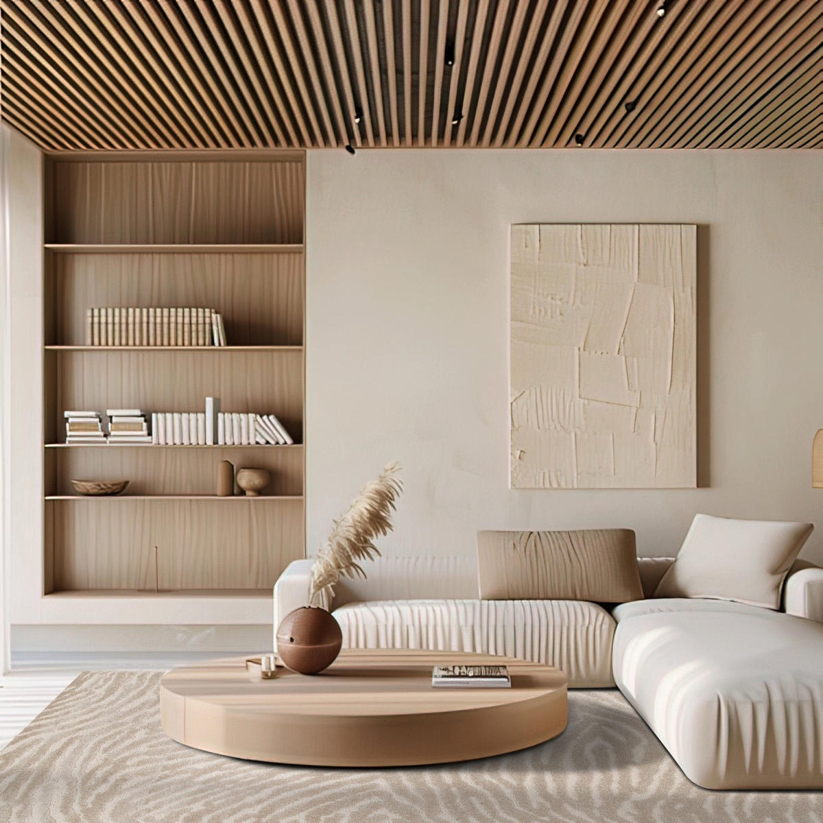 TEPPICH ultrafein mit Skulptureffekt beige - Beige, Textil (120/170cm) - AFK Living