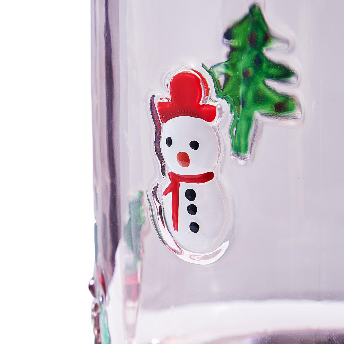 WINDLICHT X-Mas Mix - Pink, Glas (10/10/10cm) - Butlers