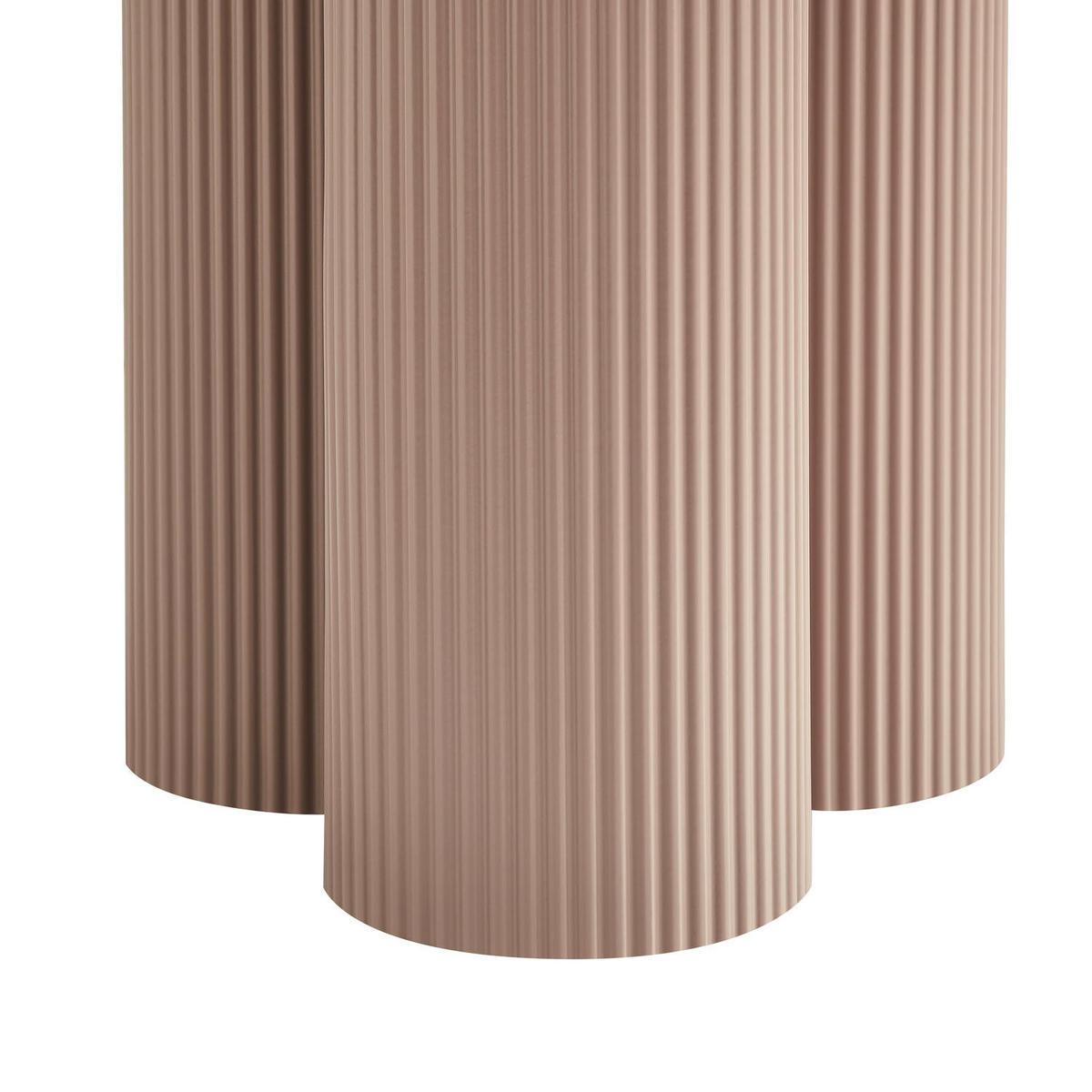COUCHTISCH rund Mocha Mousse 80/80/45 cm - Hellbraun/Rotbraun, Holzwerkstoff (80/80/45cm) - Furnhouse