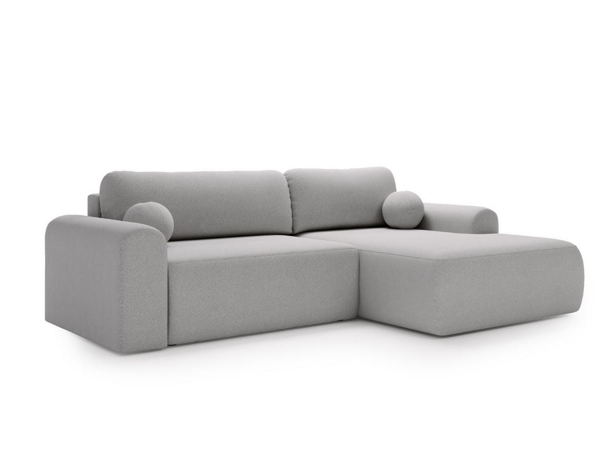 ECKSOFA Savana Grau Rechts - Grau, Holz/Textil (177/257cm) - Graingold