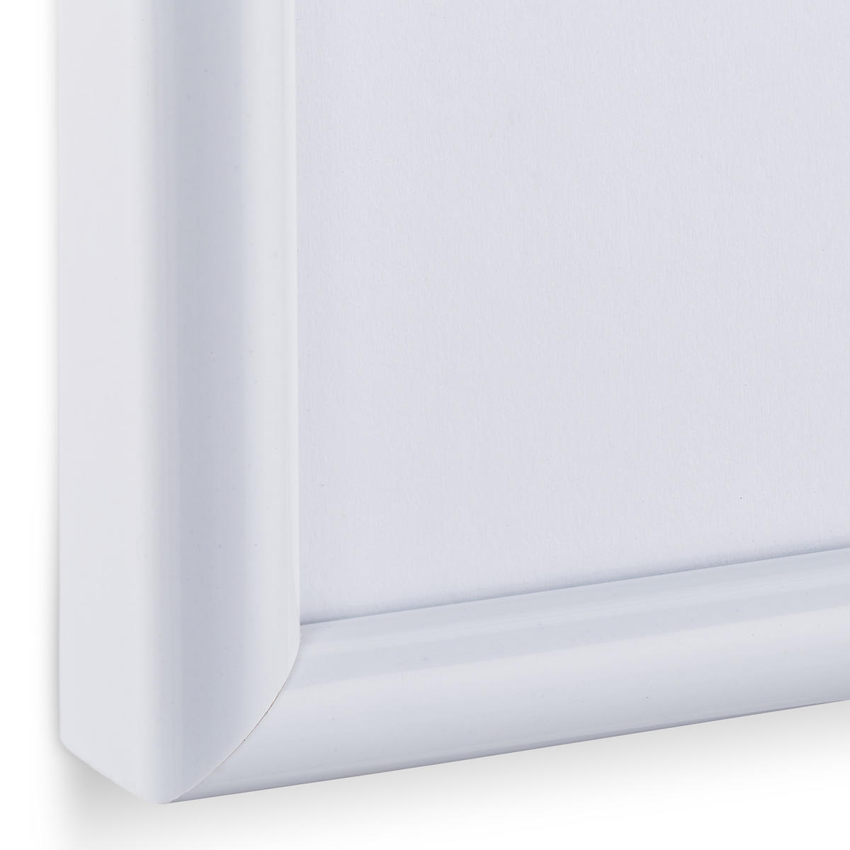 2XBILDERRAHMEN - Weiß, Glas/Holzwerkstoff (16/21/2cm) - Relaxdays