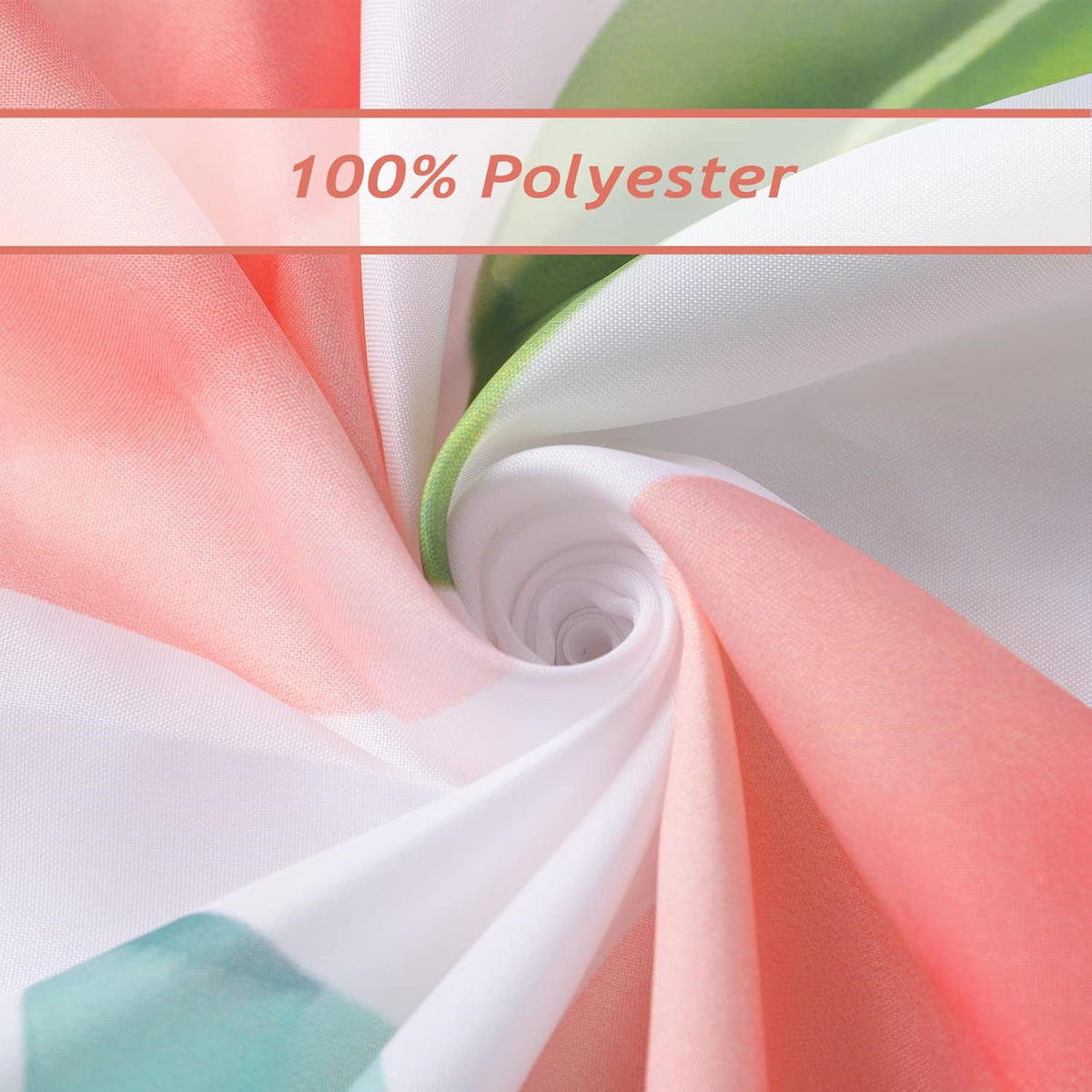 DUSCHVORHANG mit Haken Badezimmer - Pink, Textil (210/180cm) - MCBOSON