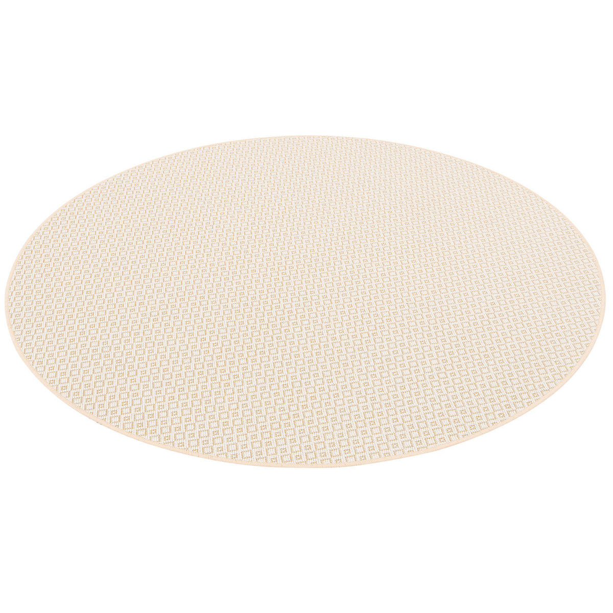 IN & OUTDOOR TEPPICH OSLO TREND RUND - Honig, Textil (200/200cm) - Snapstyle