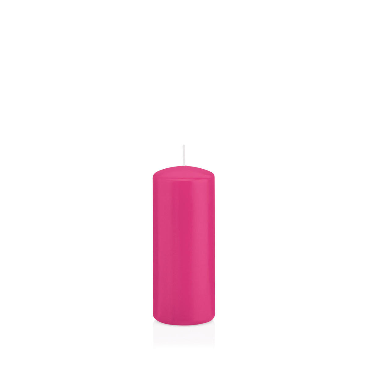 STUMPENKERZEN Pink Ø 48 x 120 mm, 24 Stück - Pink, Paraffin (5/12cm) - Wiedemann Kerzen