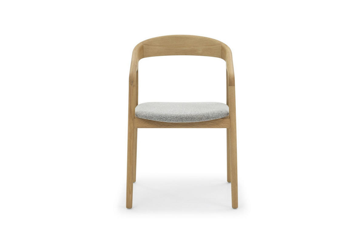 ESSZIMMERSTUHL Celeste, Natur Massiveiche - Beige, Holz (53/80/62cm) - WOODEK