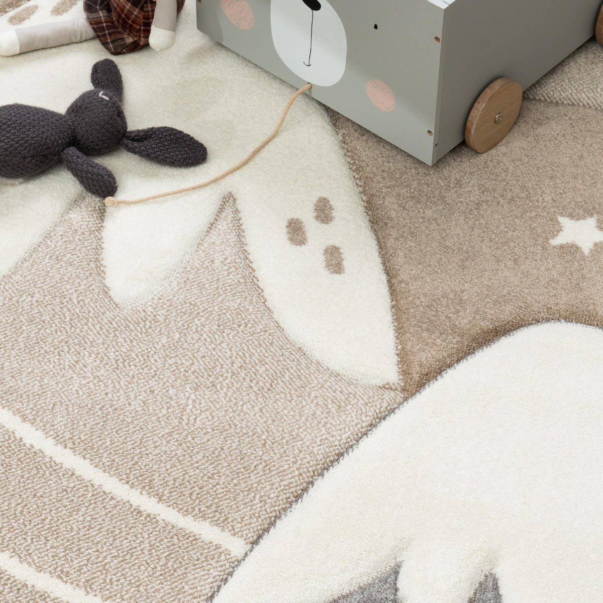 KINDERTEPPICH 80/150 cm Cosmo 707 - Beige, Textil (80/150cm) - Paco Home