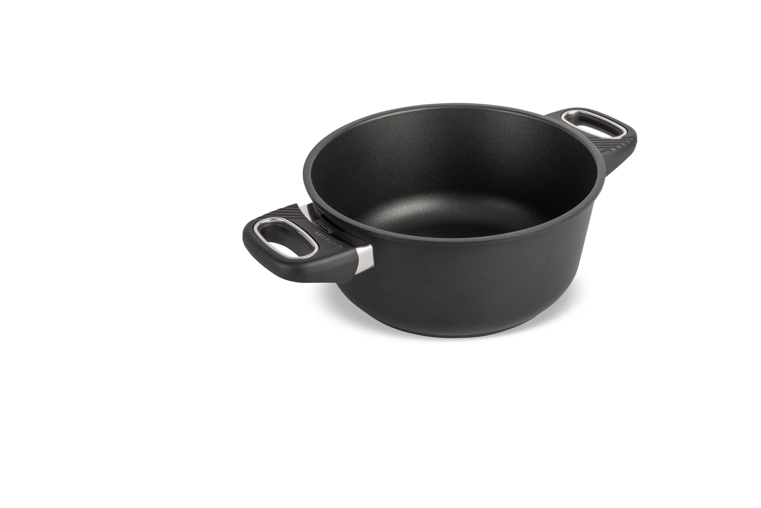 BRATENTOPF INDUKTION ⌀20cm - Schwarz, Kunststoff/Metall (20cm) - Gastrolux