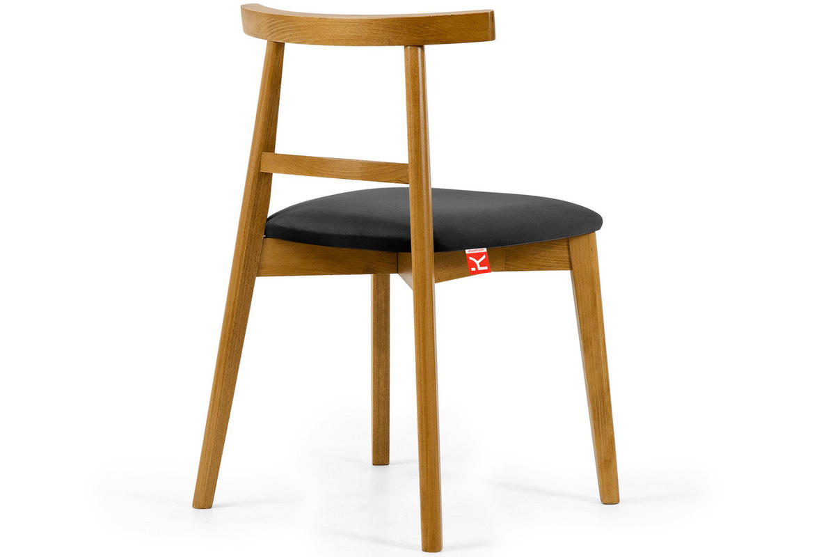 ESSTISCHSTÜHLE LILIO 2 St Vintage, Graphit / hell Eiche - Hellbraun/Dunkelgrau, Holz/Textil (47/76/45cm) - KONSIMO®