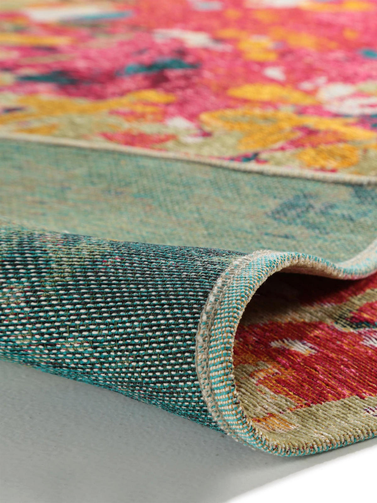 FLACHGEWEBETEPPICH Stay Multicolor 75x165 cm - Multicolor, Textil (75/165cm) - benuta Pop