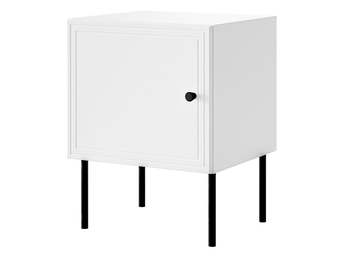 NACHTTISCH-SET Palazzo Bis (2 Stück) - Schwarz/Weiß, Holzwerkstoff/Kunststoff (45/59/39cm) - MIRJAN24