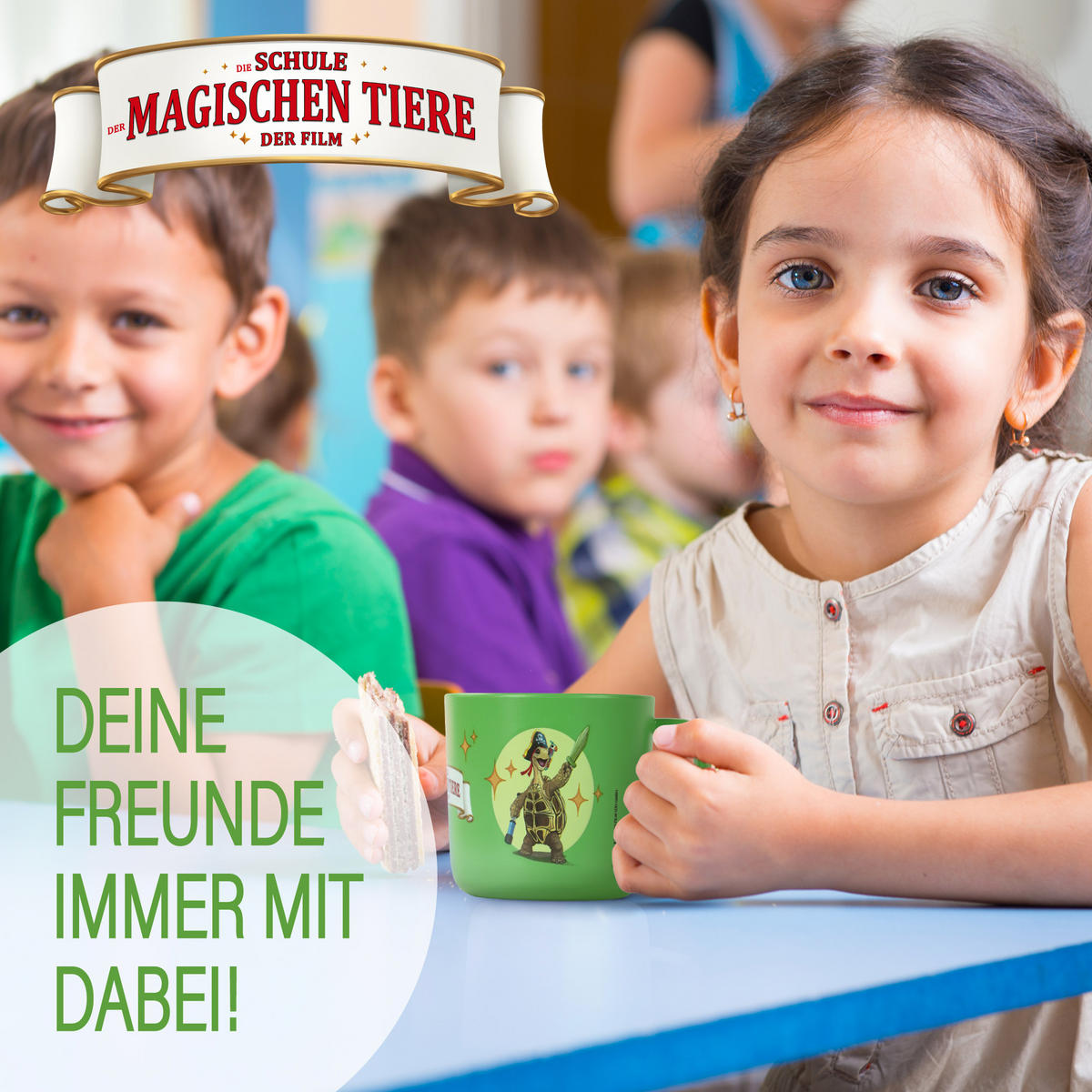 KINDER-TASSE Set 4-teilig - Rot, Kunststoff (0.25L) - Stoneline