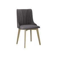 ESSZIMMERSTUHL Monti V Pik Muschel - Grau/Sonoma Eiche, Holz/Textil (48/83/53cm) - MIRJAN24