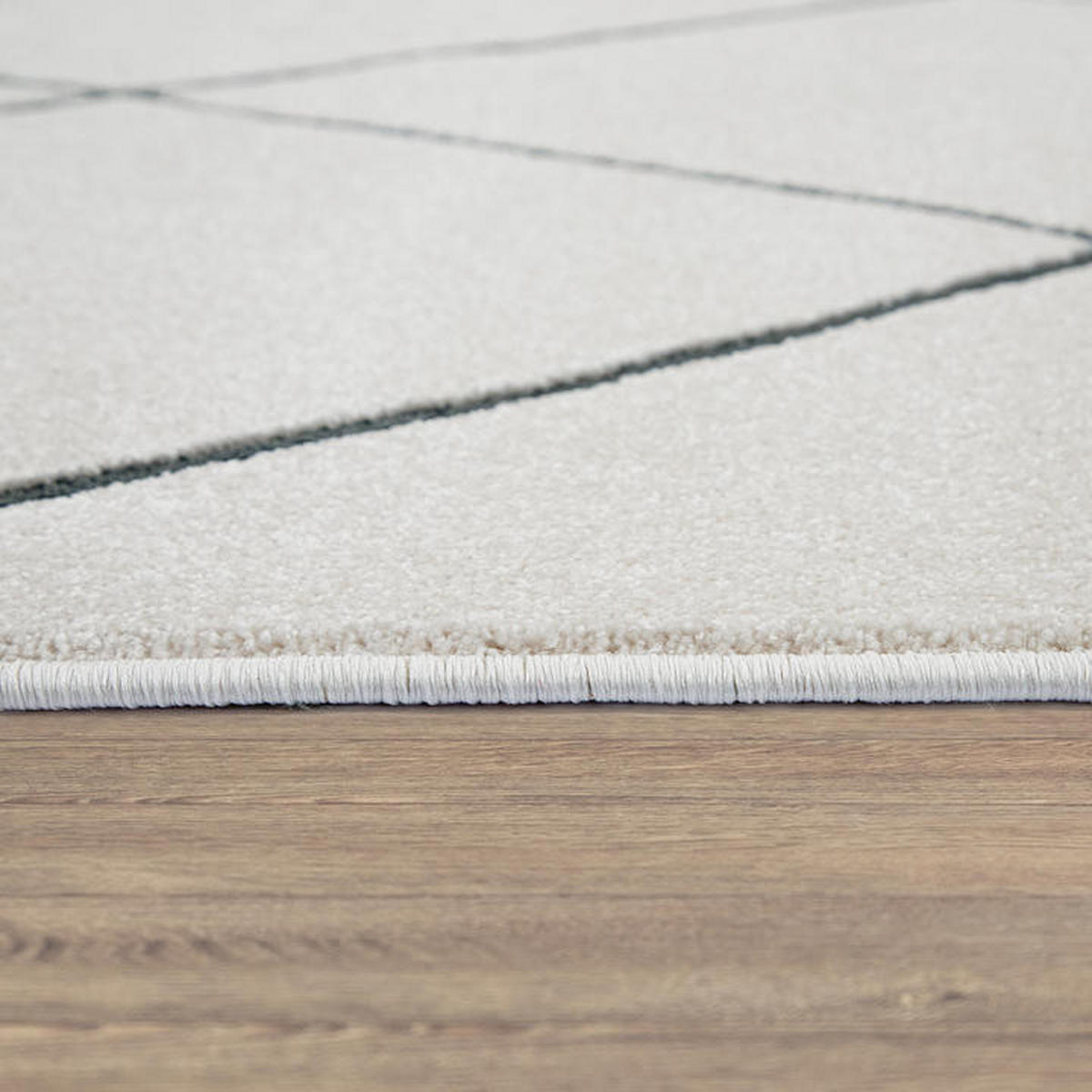 KURZFLORTEPPICH 200/200 cm Haral 786 - Weiß, Kunststoff (200/200cm) - Paco Home