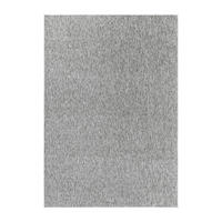 TEPPICH Kurzflor Unifarben Polypropylen saugroboter Wohnzimmer Hellgrau Rechteckig 160x230 - Hellgrau, Textil (160/230cm) - KADIMA DESIGN