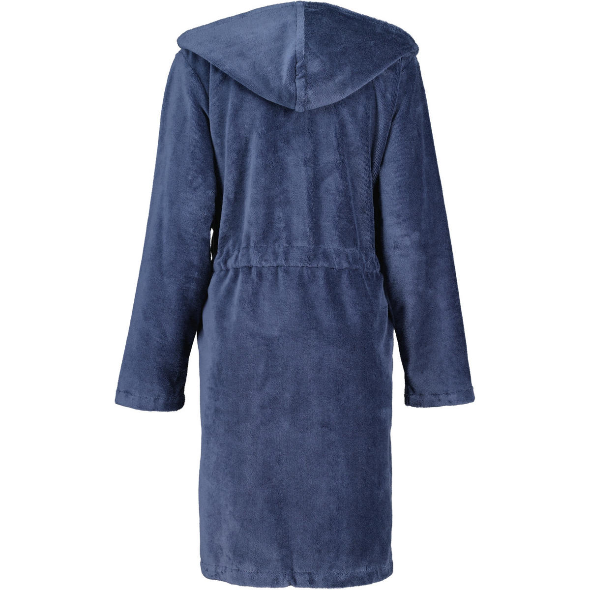 BADEMÄNTEL DAMEN KURZMANTEL MIT KAPUZE CAWÖ HOME 822 SEA - 10 - Blau, Textil (Mnull) - Cawoe