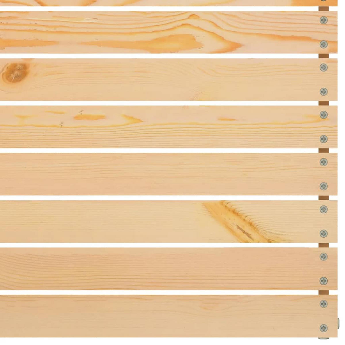 GARTEN-LOUNGE-SET 4-TLG. Massivholz Kiefer - Braun, Holz - vidaXL