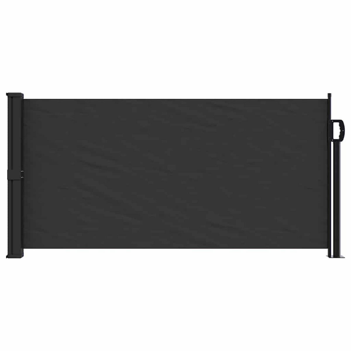 SEITENMARKISE Ausziehbar Schwarz 100x300 cm - Schwarz, Textil (300/100/300cm) - furnicato