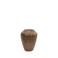 VASE Cacti Bronze 29/29/37 cm - Bronzefarben, Kunststoff (37cm) - Light & Living