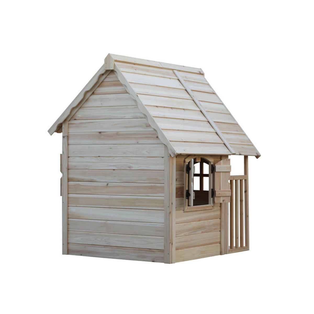 SPIELHAUS KIMI - Farbe: Natur - Naturfarben, Holz (130/140/120cm) - Home Deluxe