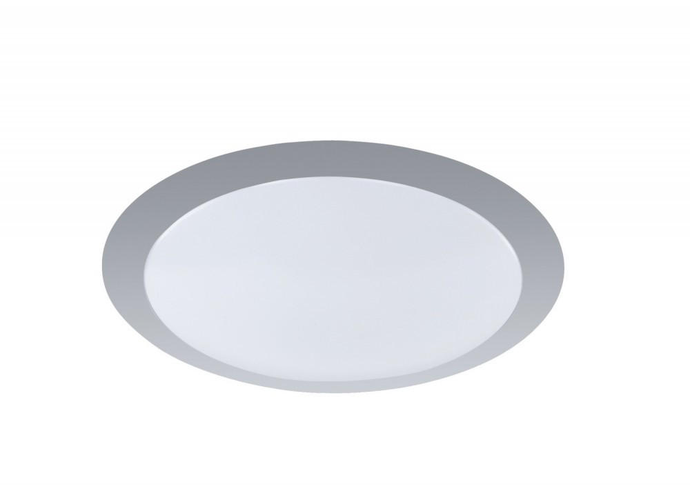 LED DECKENLEUCHTE Metall Grau - Grau, Metall (35/35/8cm) - Trio Leuchten