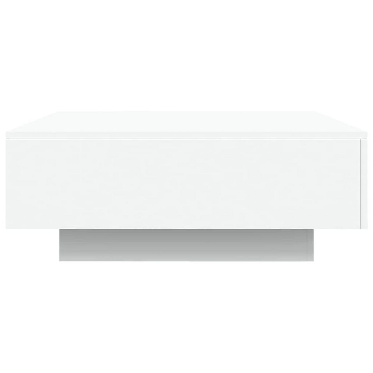 COUCHTISCH Weiß 80/80/31 Cm Holzwerkstoff - Weiß, Holz (80/80/31cm) - vidaXL