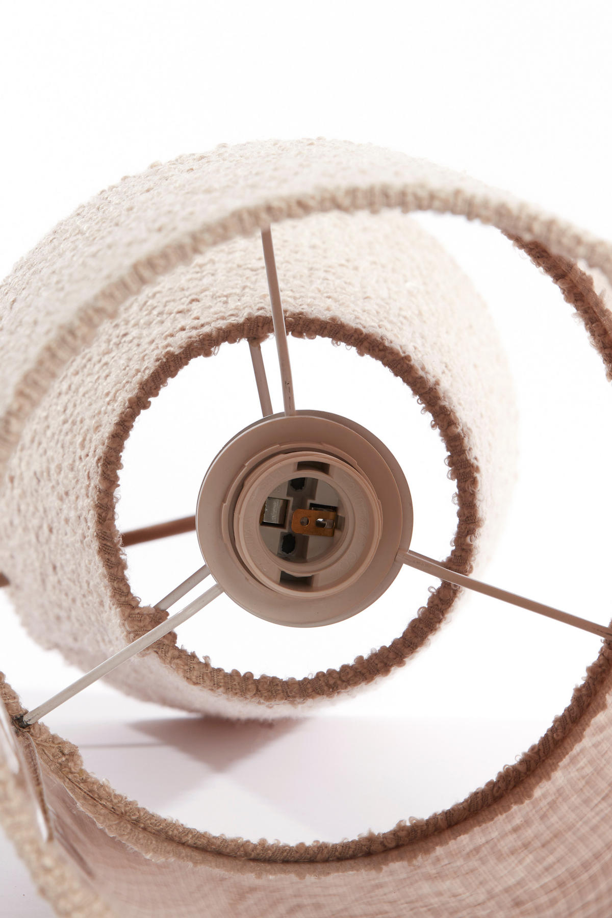 TISCHLAMPE Mikkel Braun Ø20/58 cm - Braun, Textil (20/20/57.5cm) - Light & Living