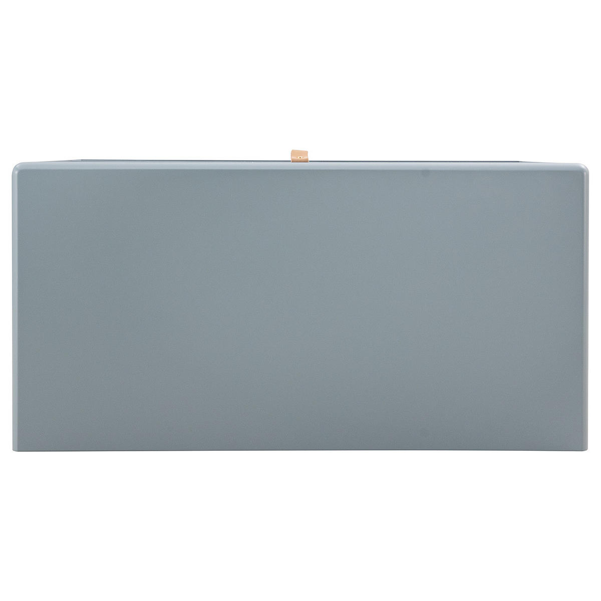 KOMMODE - MDF / Spanplatte - Blaugrau/Braun, Holz/Holzwerkstoff (80/100/40cm) - home24