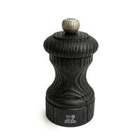 SALZMÜHLE Bistro Nature Black 10cm Buchenholz Stahlmahlwerk - Schwarz, Holz (5.3/10/5.3cm) - PEUGEOT