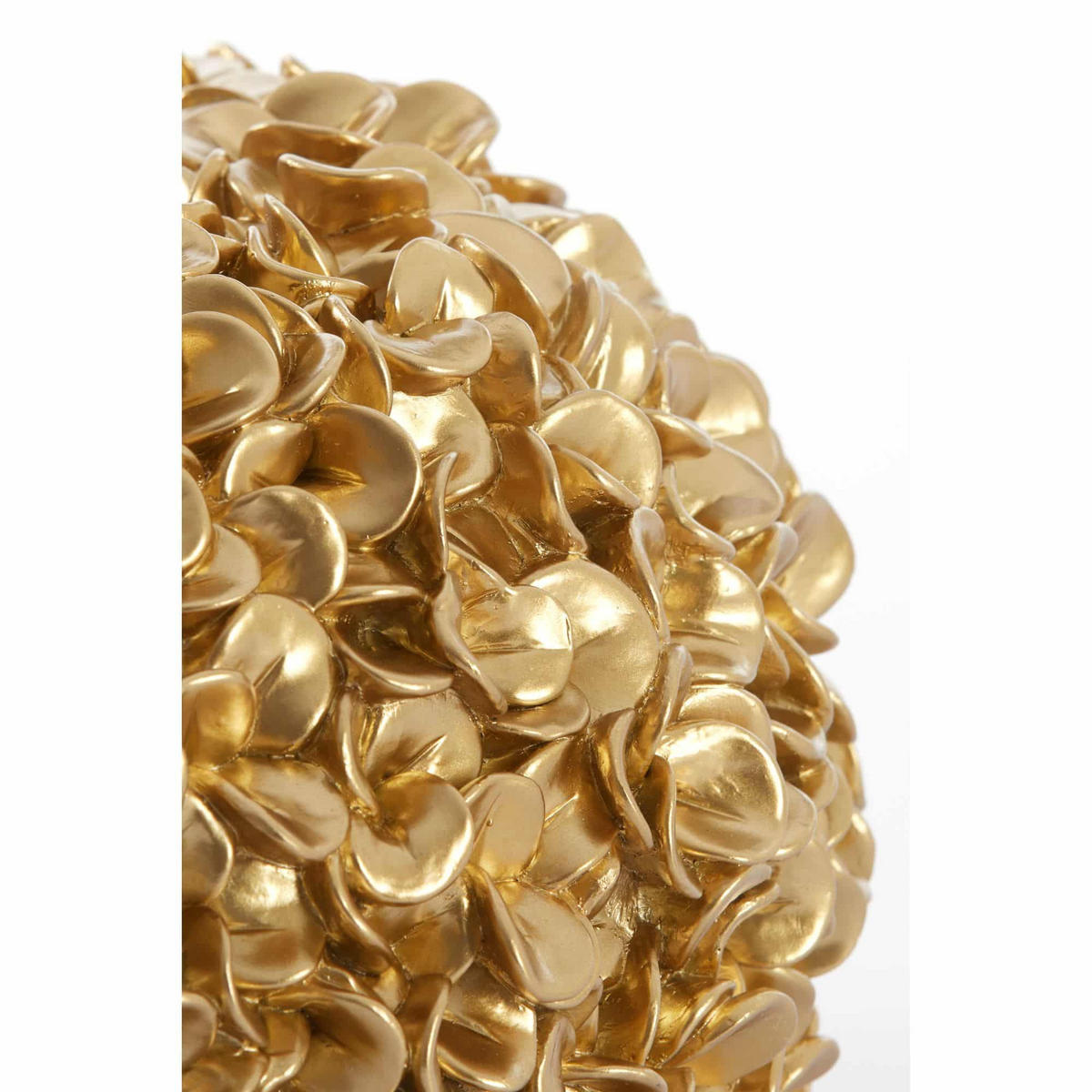 VASE Phylia Gold 38/38/23 cm - Goldfarben, Kunststoff (23cm) - Light & Living