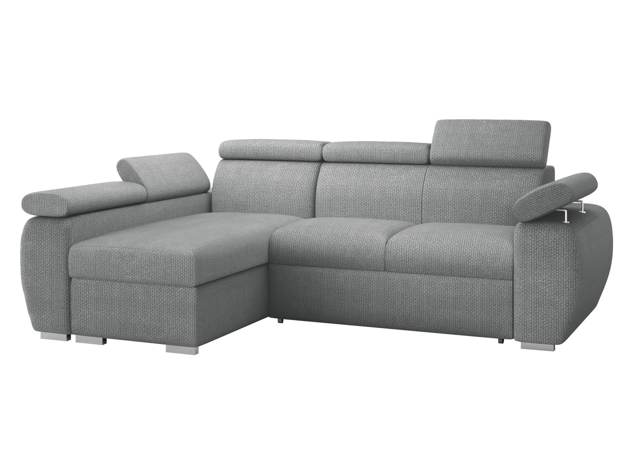 Mirjan24 Ecksofa Dunkelgrau 255x170 cm